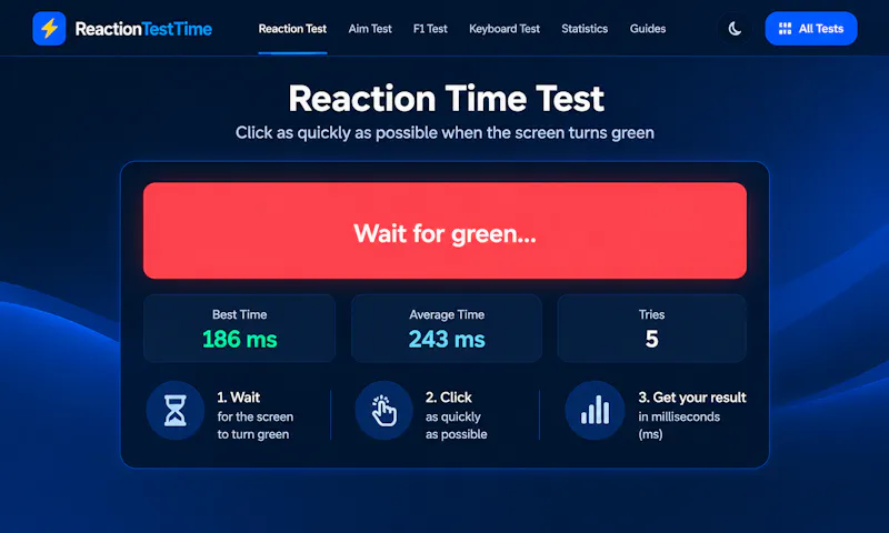 ReactionTestTime screenshot 3