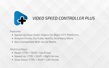 Video Speed Controller Plus gallery image