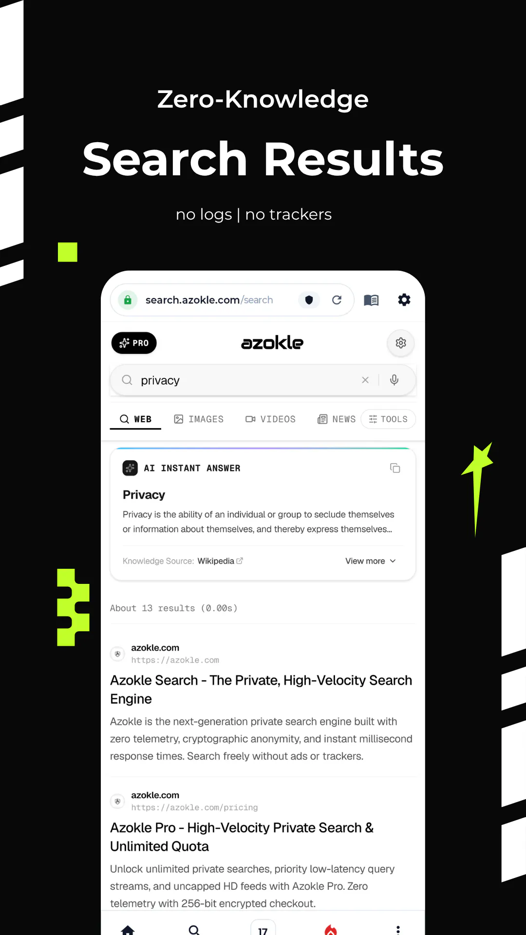 Azokle Search — Browser & Tor gallery image