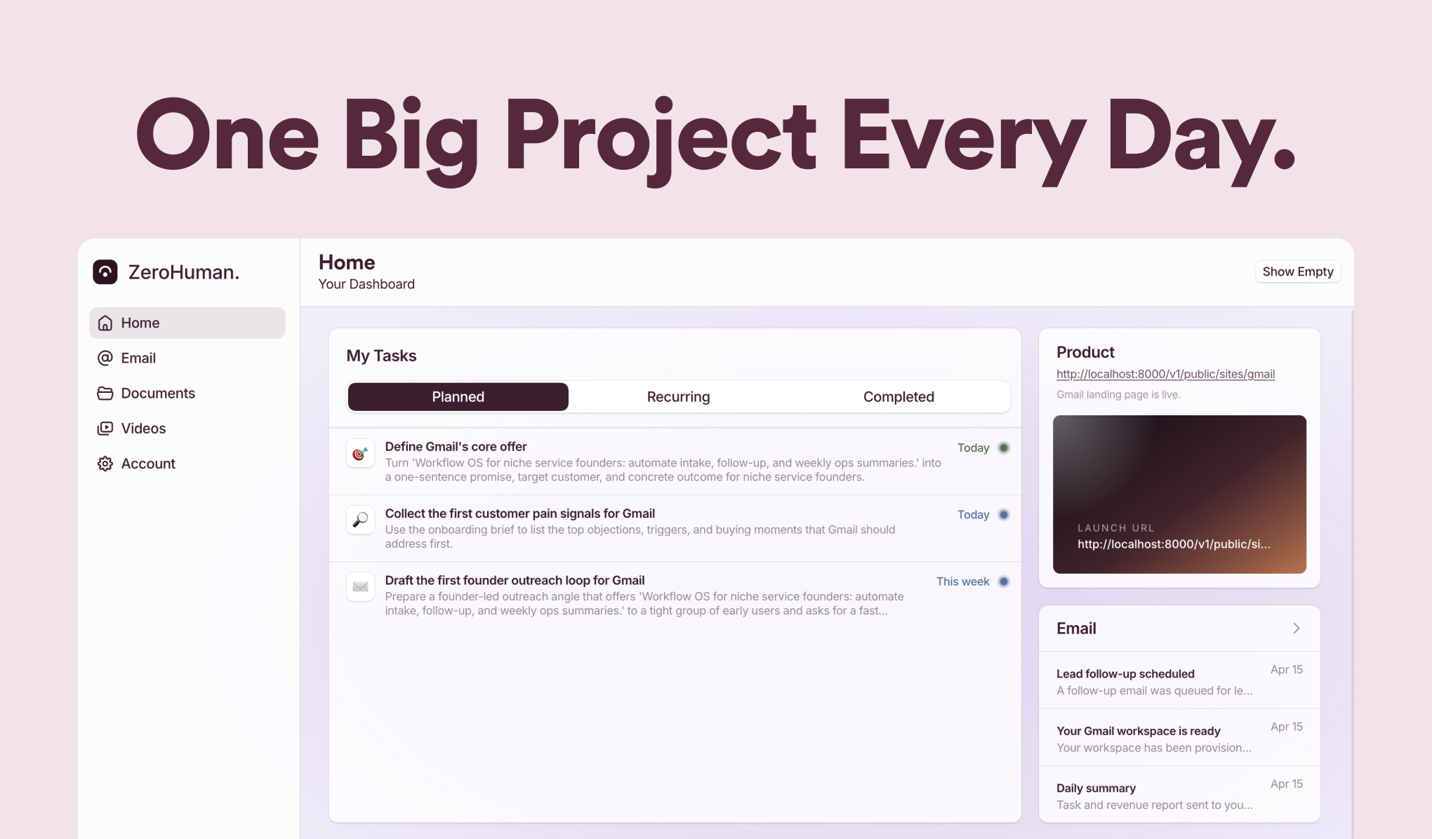 ZeroHuman. gallery image