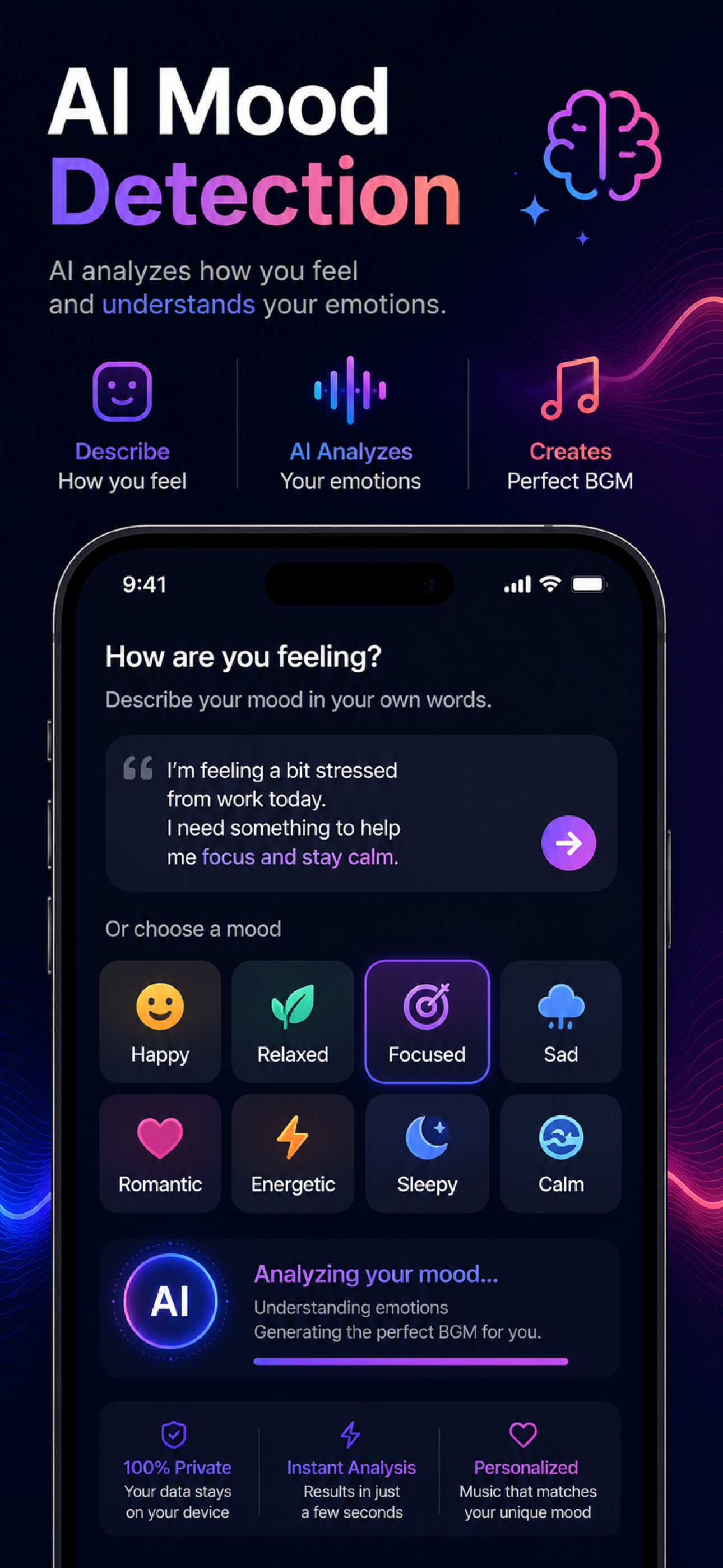 MoodScore - AI BGM Generator gallery image