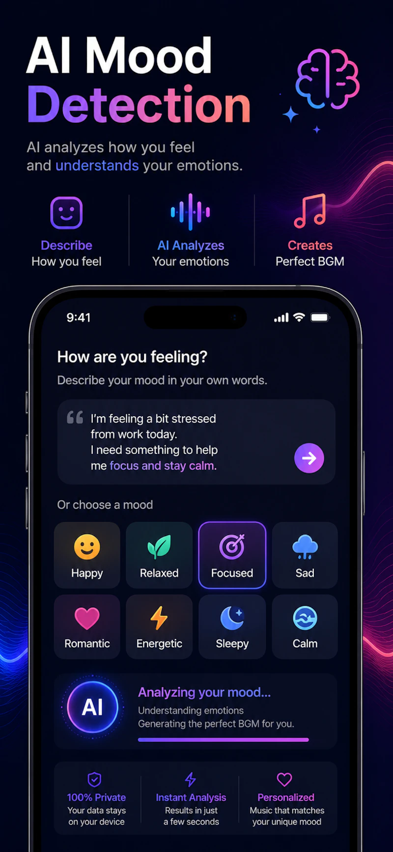 MoodScore - AI BGM Generator screenshot 2