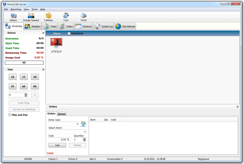 HandyCafe: software gratuito de cibercafé media 3