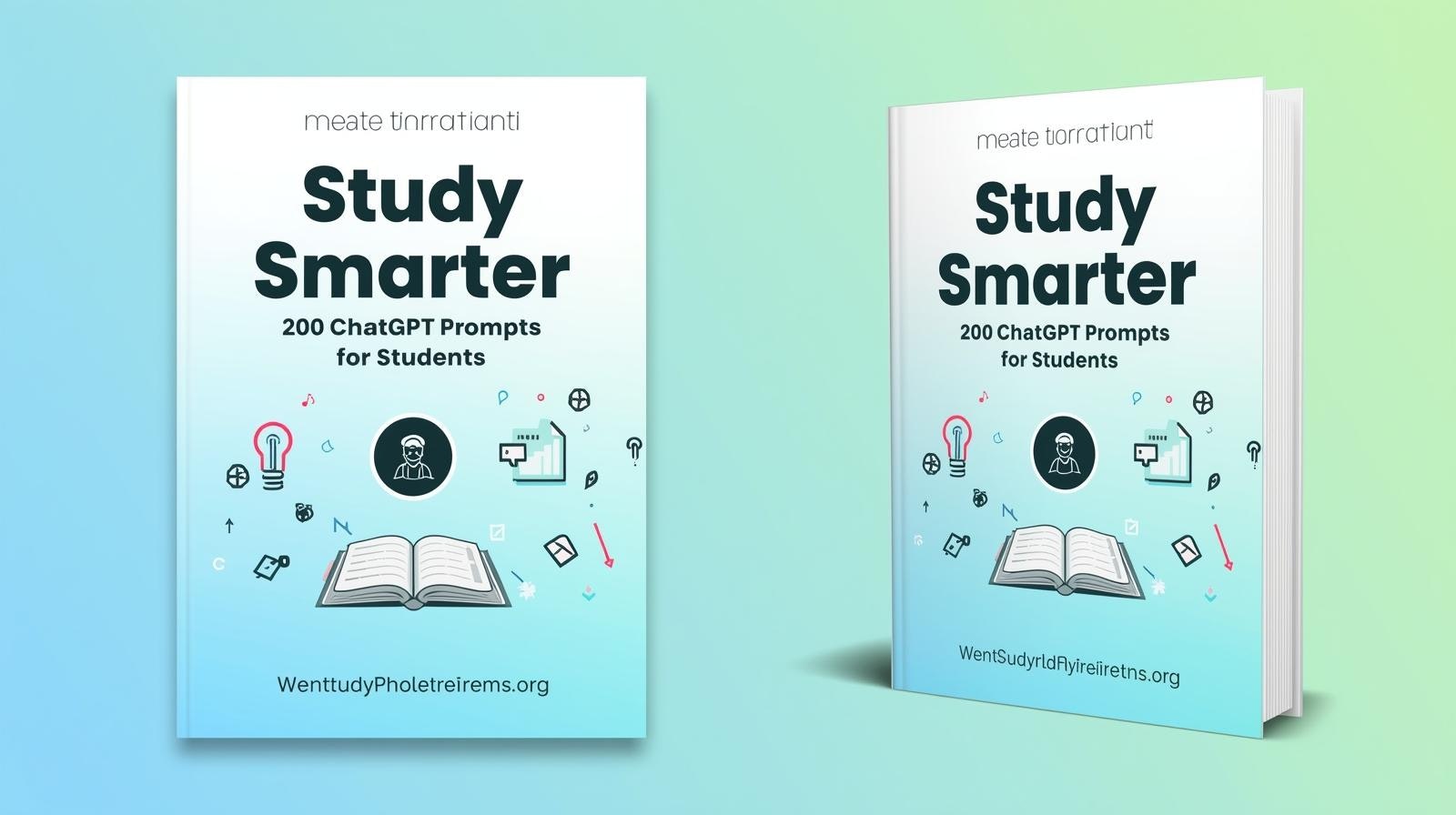 200 ChatGPT Prompts for Students - Product Hunt launch logo and brand identity