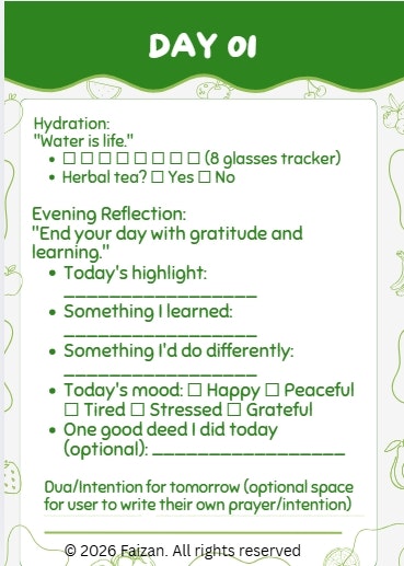 28-Day Balanced Health & Fitness Planner gallery image