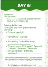 28-Day Balanced Health & Fitness Planner gallery image