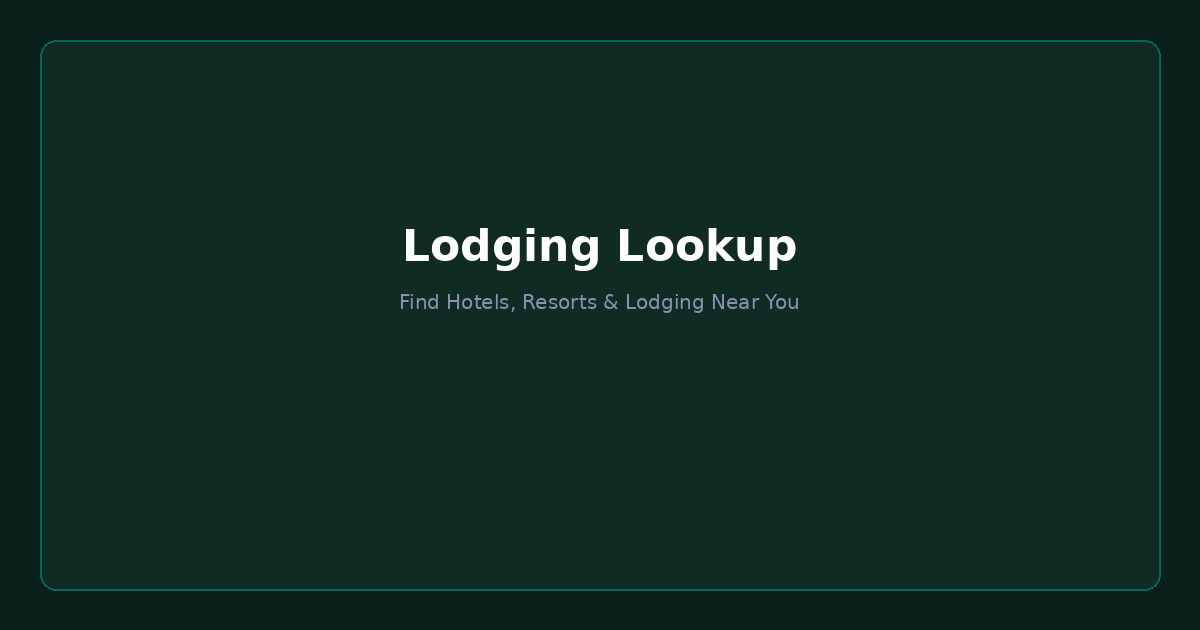 Lodging Lookup gallery image