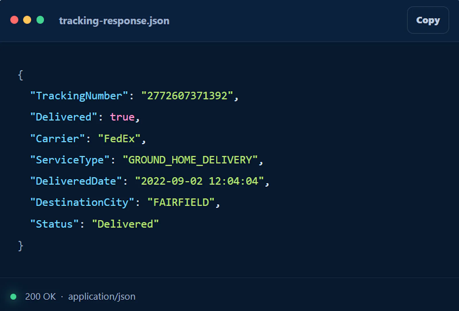 Package Tracking API by C2W screenshot 2
