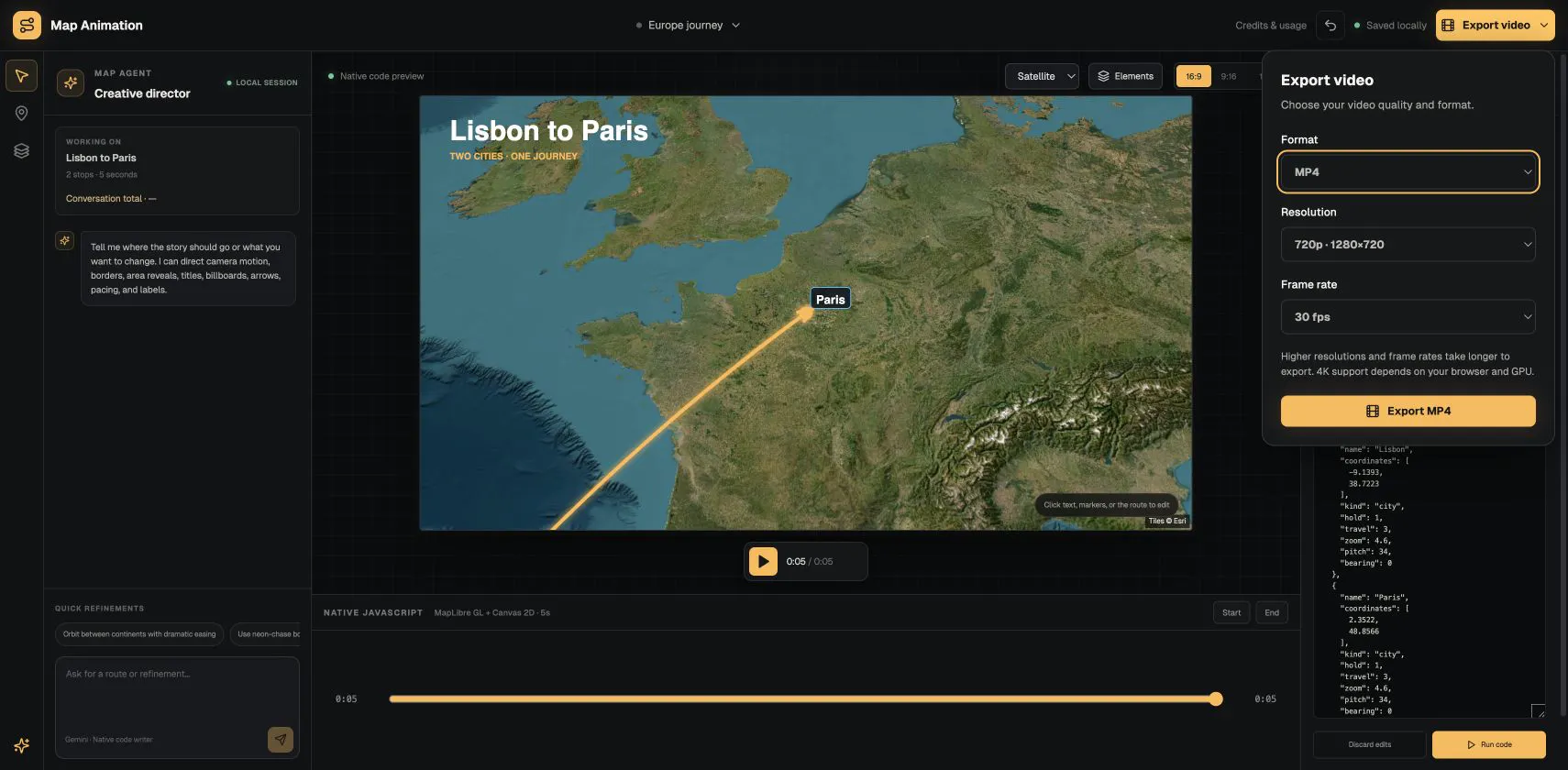 Map Animation gallery image