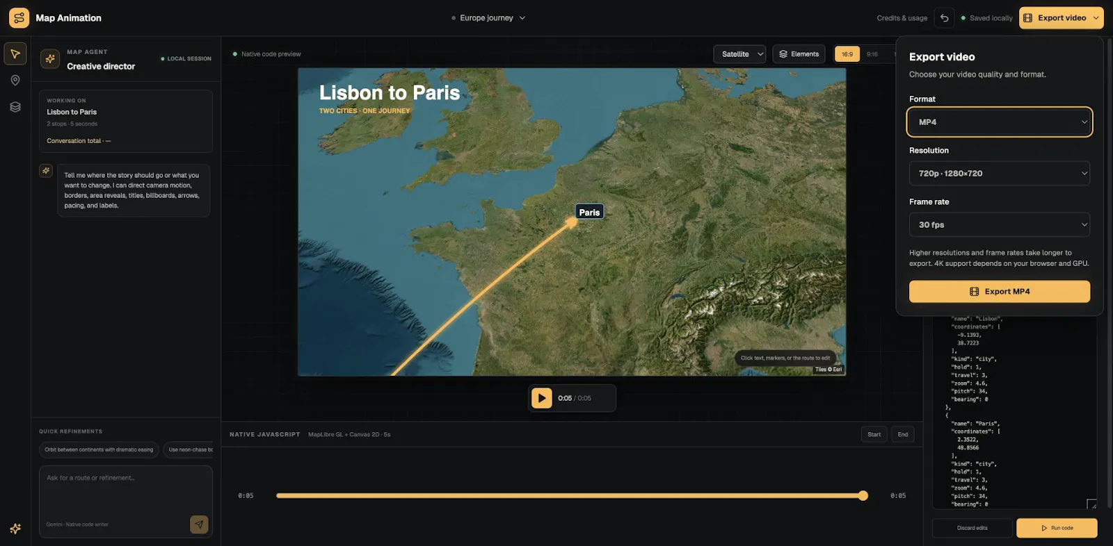 Map Animation screenshot 3