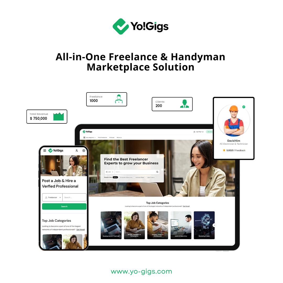 Yo! Gigs - Starten Sie Ihren Online -Services -Marktplatz mit Yo! Gigs Medien 3