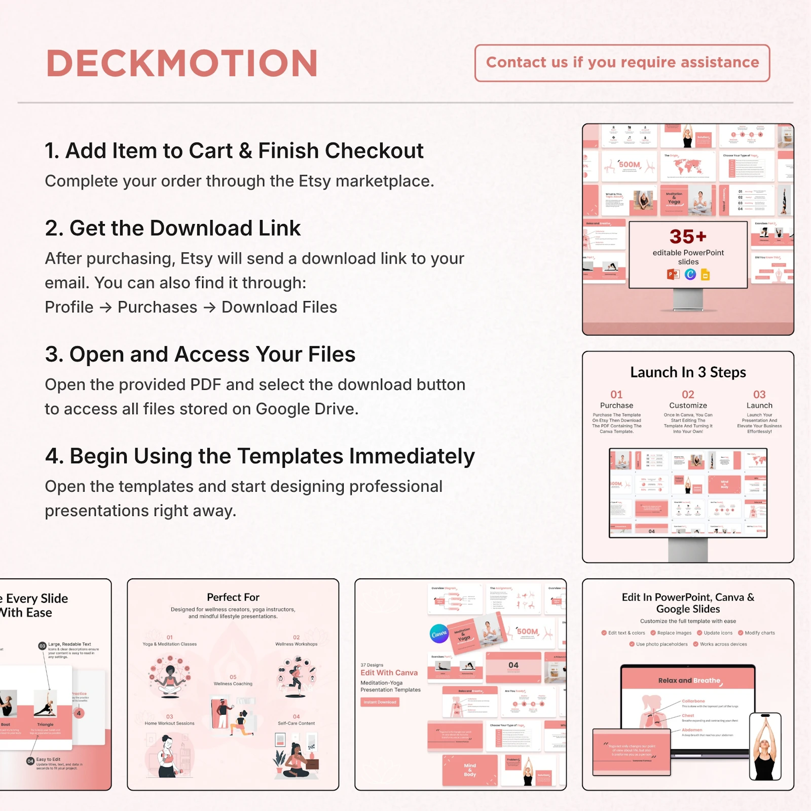 Yoga Day Canva Templates screenshot 4
