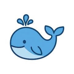 Blue Whale Pixel (BWPixel) logo