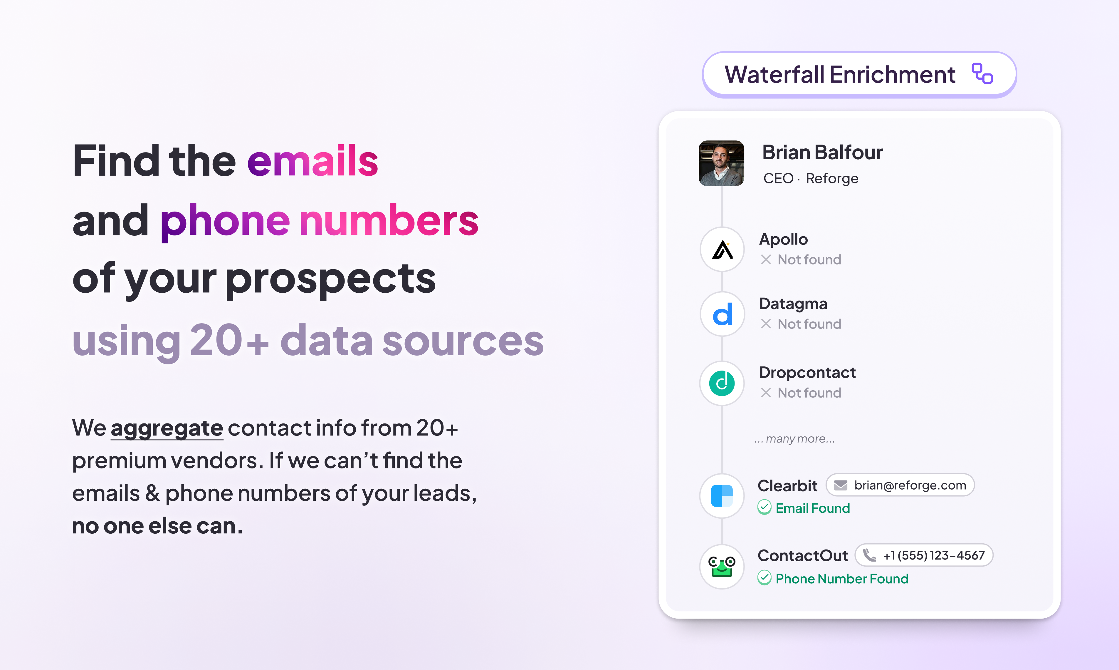 FullEnrich - Waterfall enrichment email & phone, all vendors, one place media 2