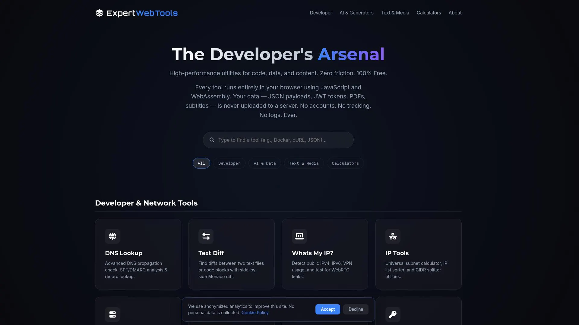 Expert Web Tools gallery image