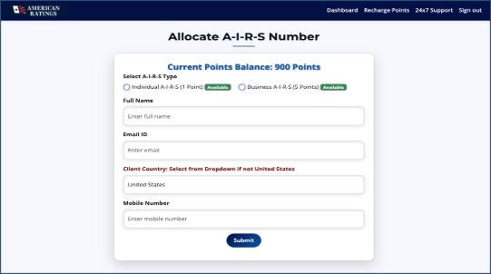 American Ratings Lead Magnet Portal gallery image