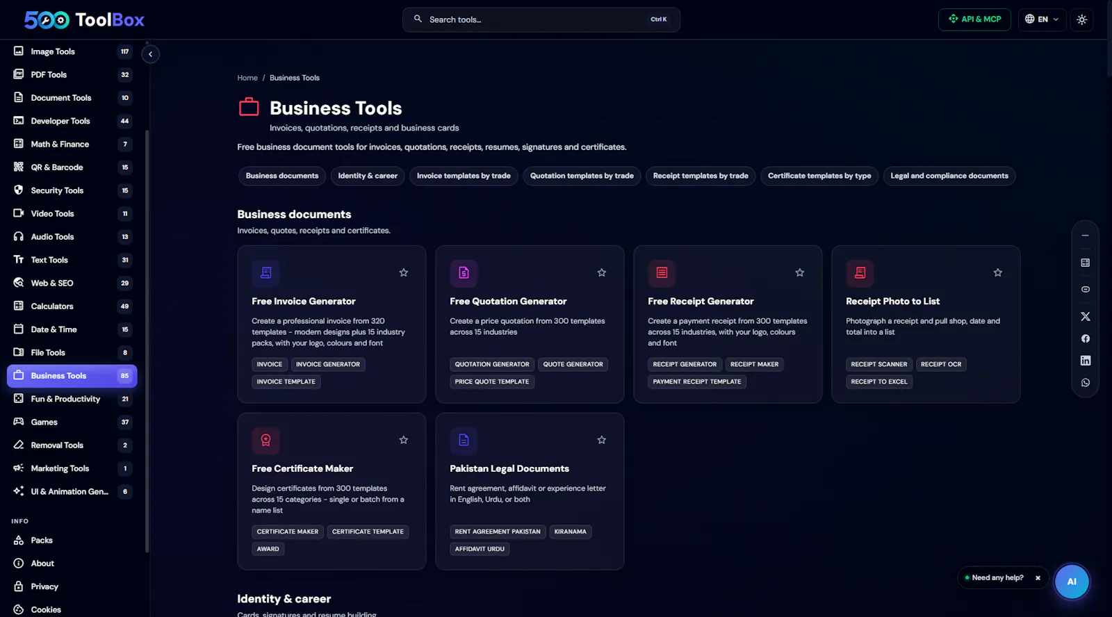 500ToolBox screenshot 3