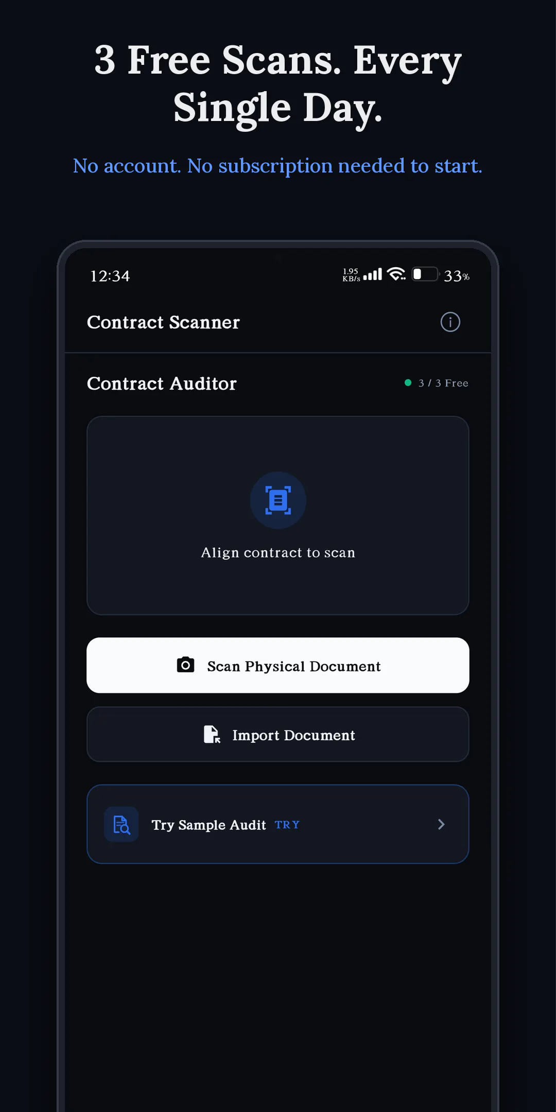 Legal AI: Offline Contract Scanner gallery image