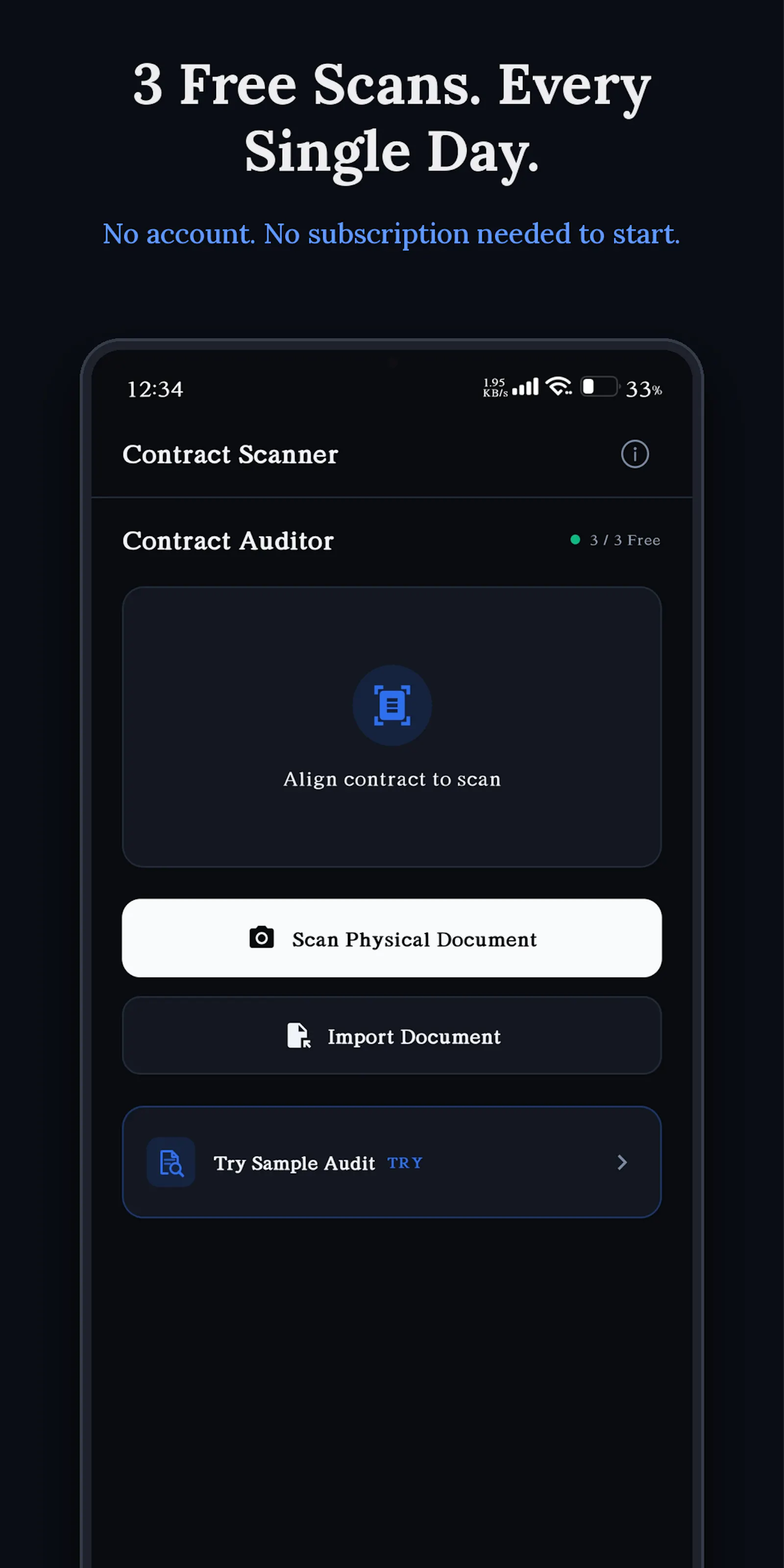 Legal AI: Offline Contract Scanner screenshot 2