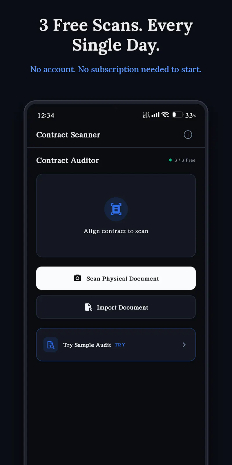 Legal AI: Offline Contract Scanner screenshot 2