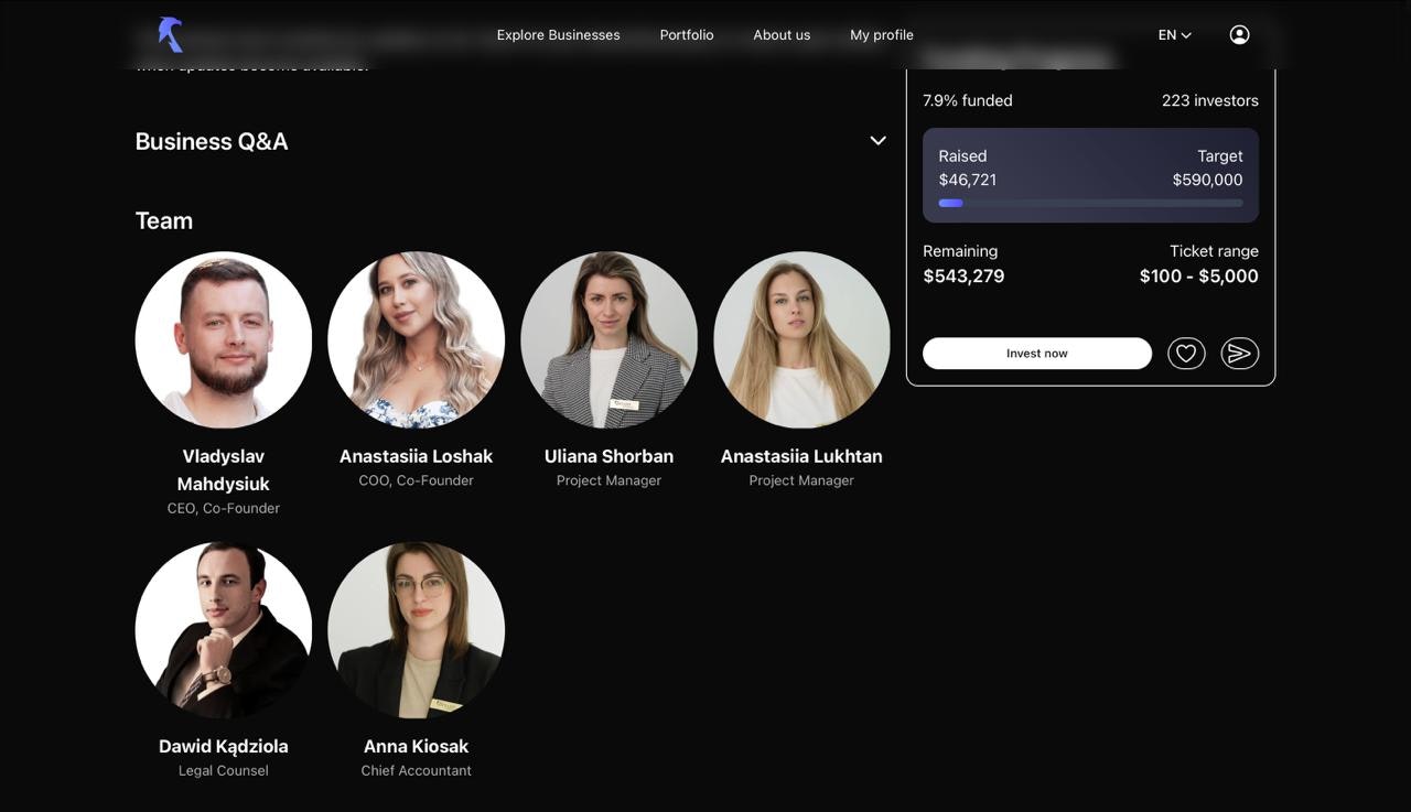 AI Multi-Asset Investment Platform - Screenshot 5 showing product features and functionality