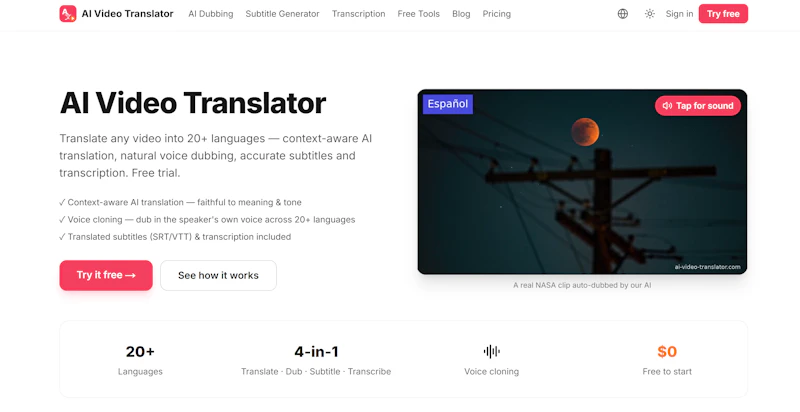 AI Video Translator screenshot 2