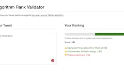 Twitter Algorithm Rank Validator media 2