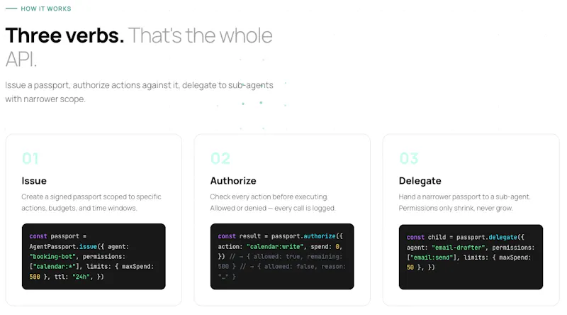 Agent Passport screenshot 3