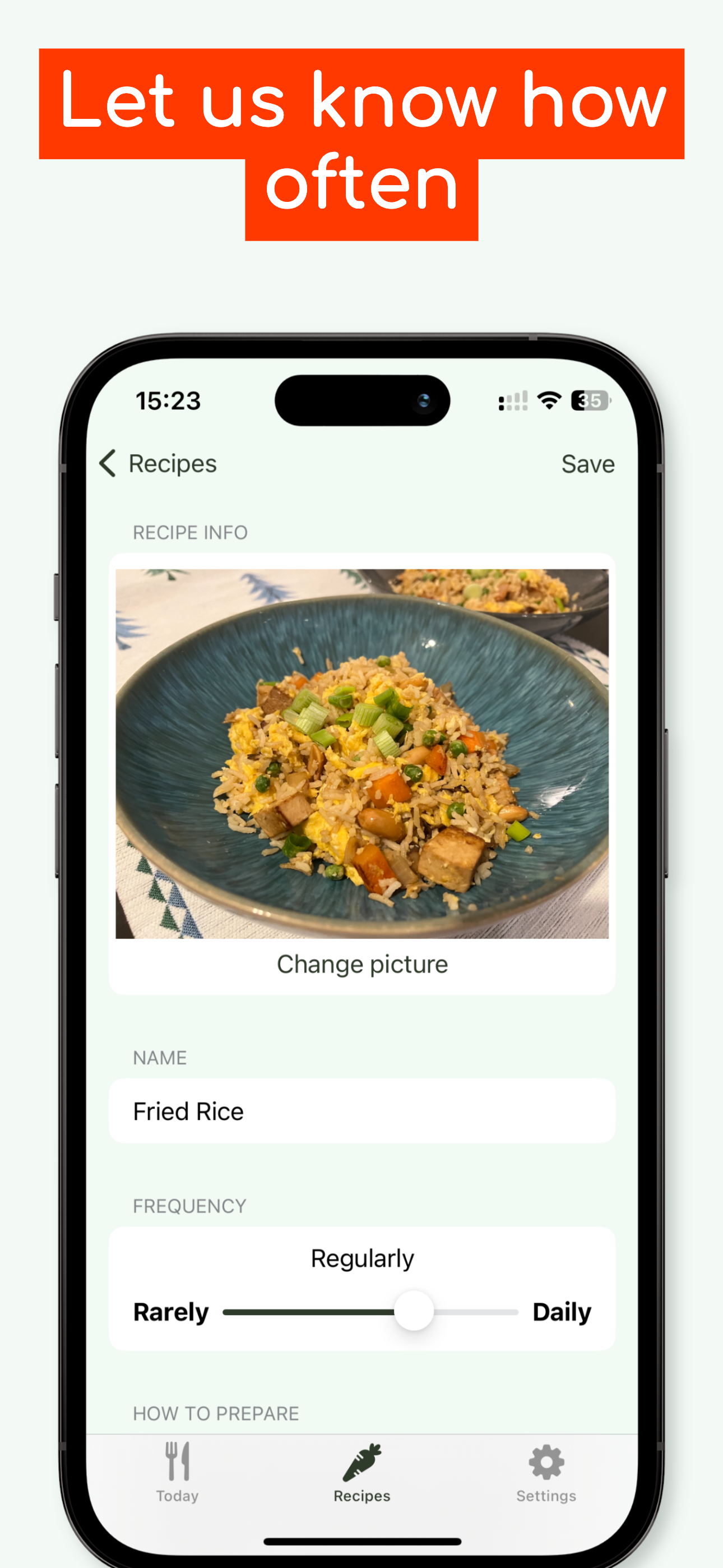 Mídia 3 de Tinder, mas para decidir o que comer