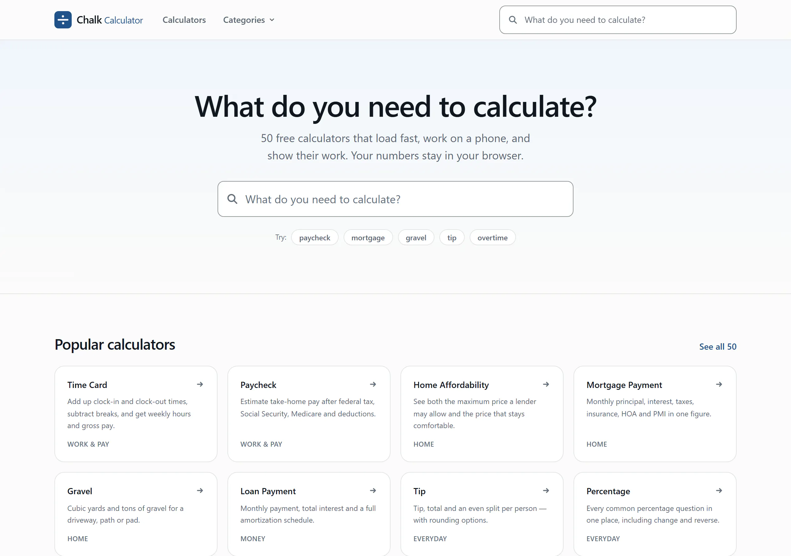 Chalk Calculator gallery image