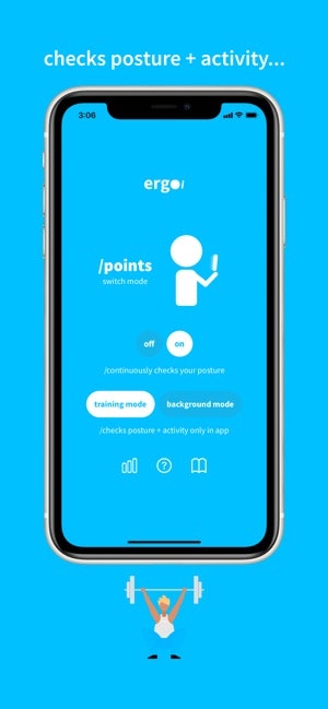 ergo/ - posture + activity coach gallery image