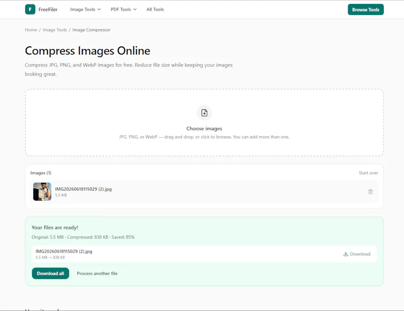 FreeFiler screenshot 2