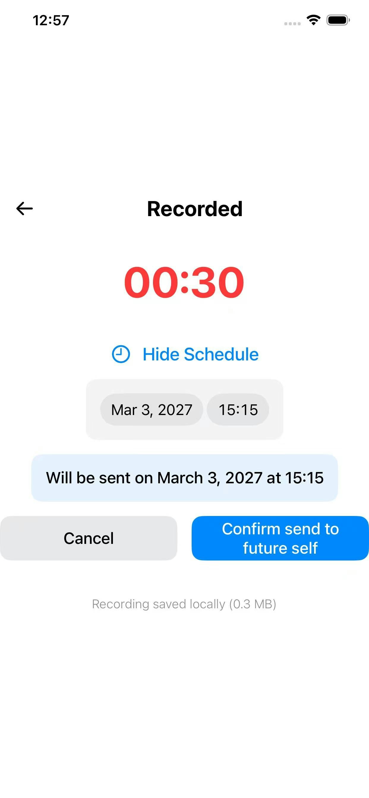 VoiceLetter - Screenshot 3 showing product features and functionality