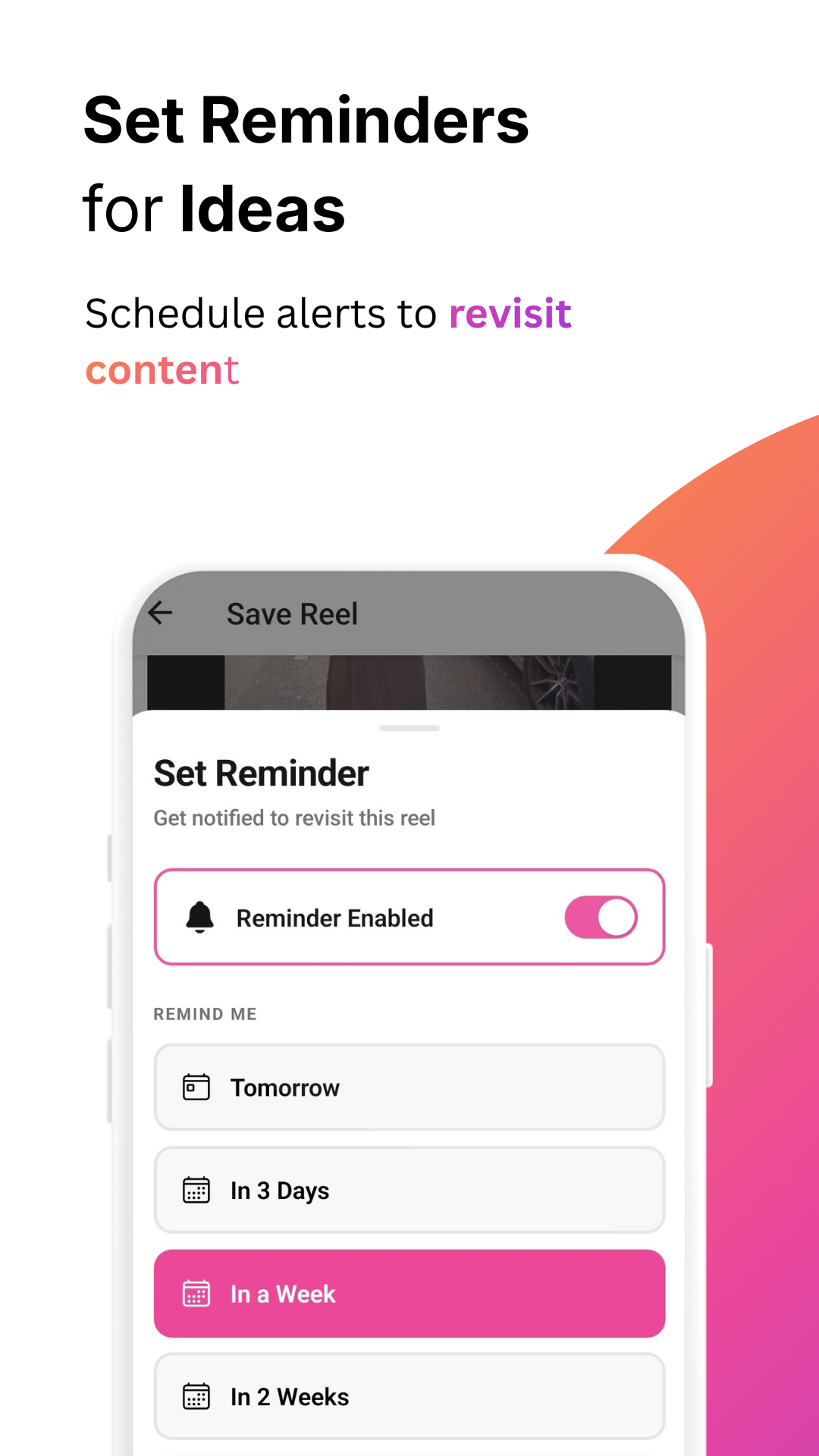 IdeaStash - Screenshot 2 showing product features and functionality