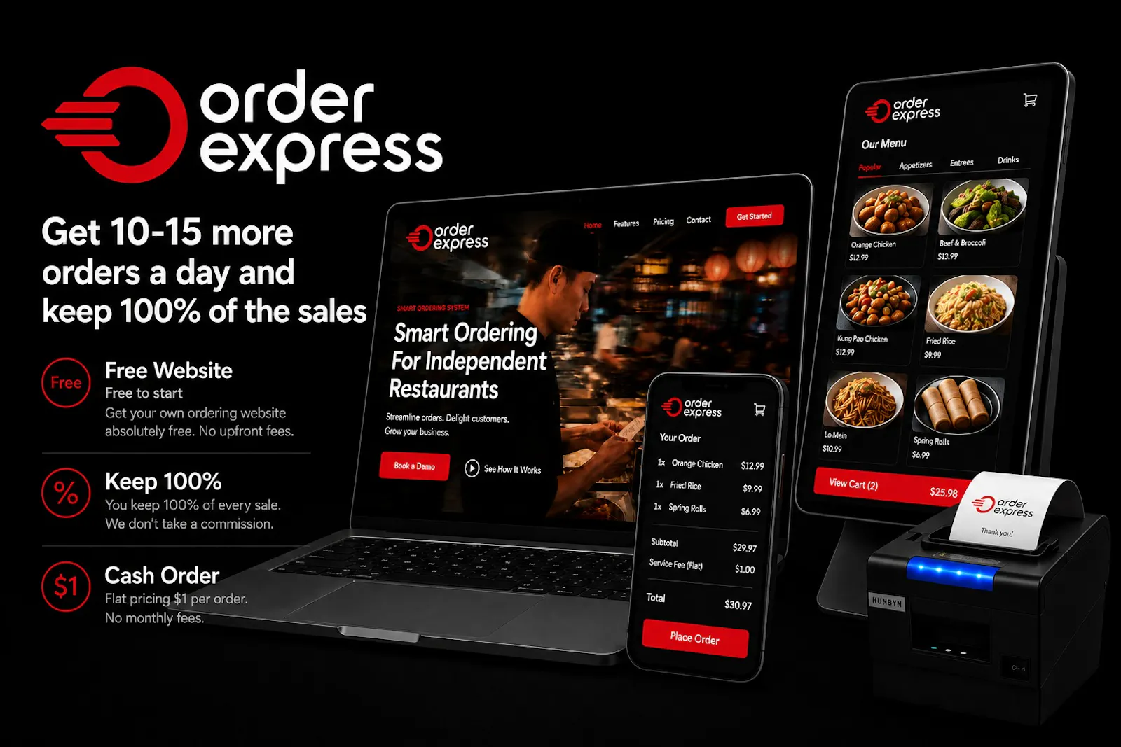 Order Express - Own your  website screenshot 1