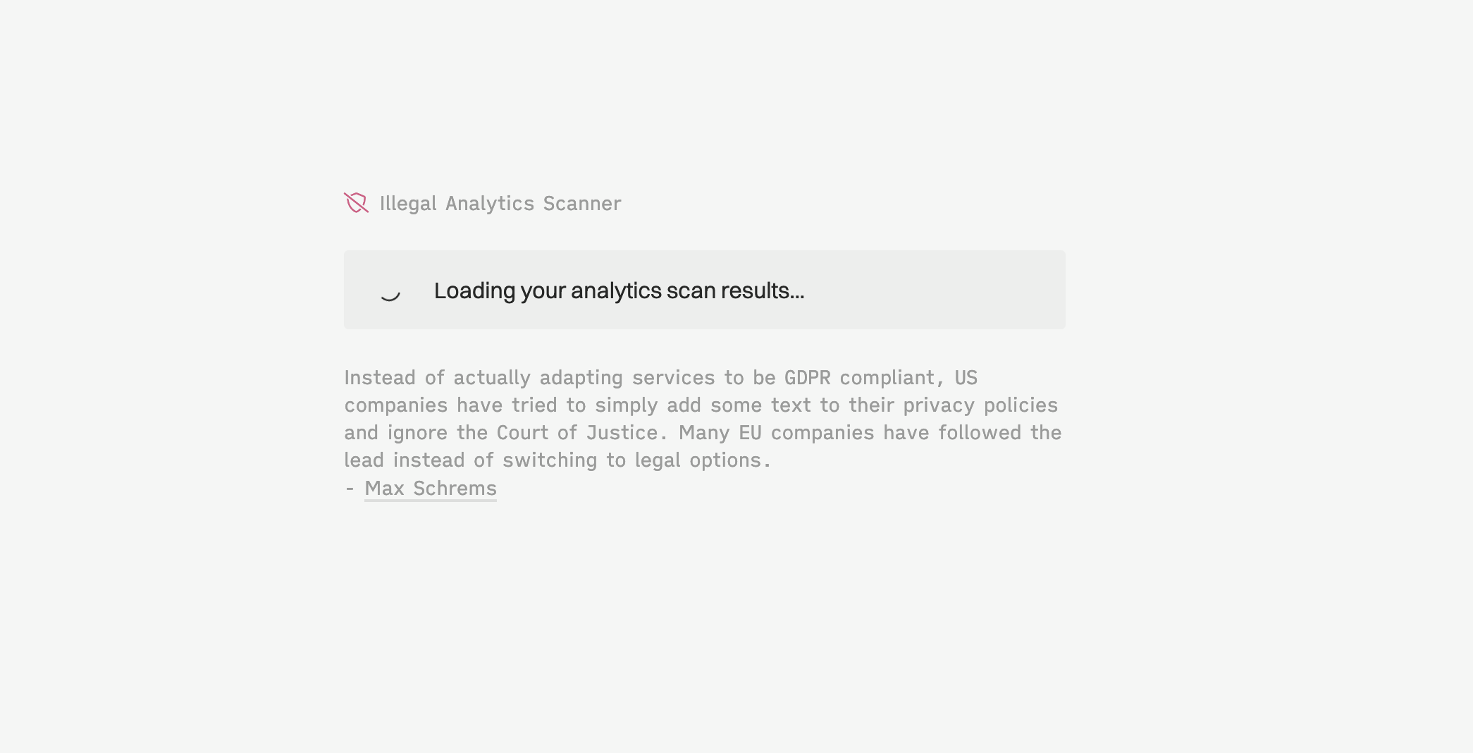 Illegal Analytics Scanner gallery image