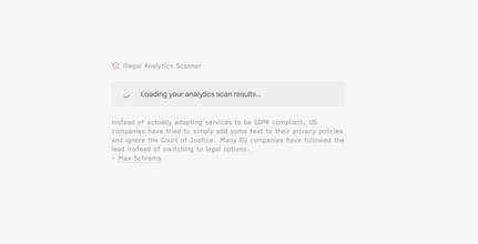 Illegal Analytics Scanner gallery image