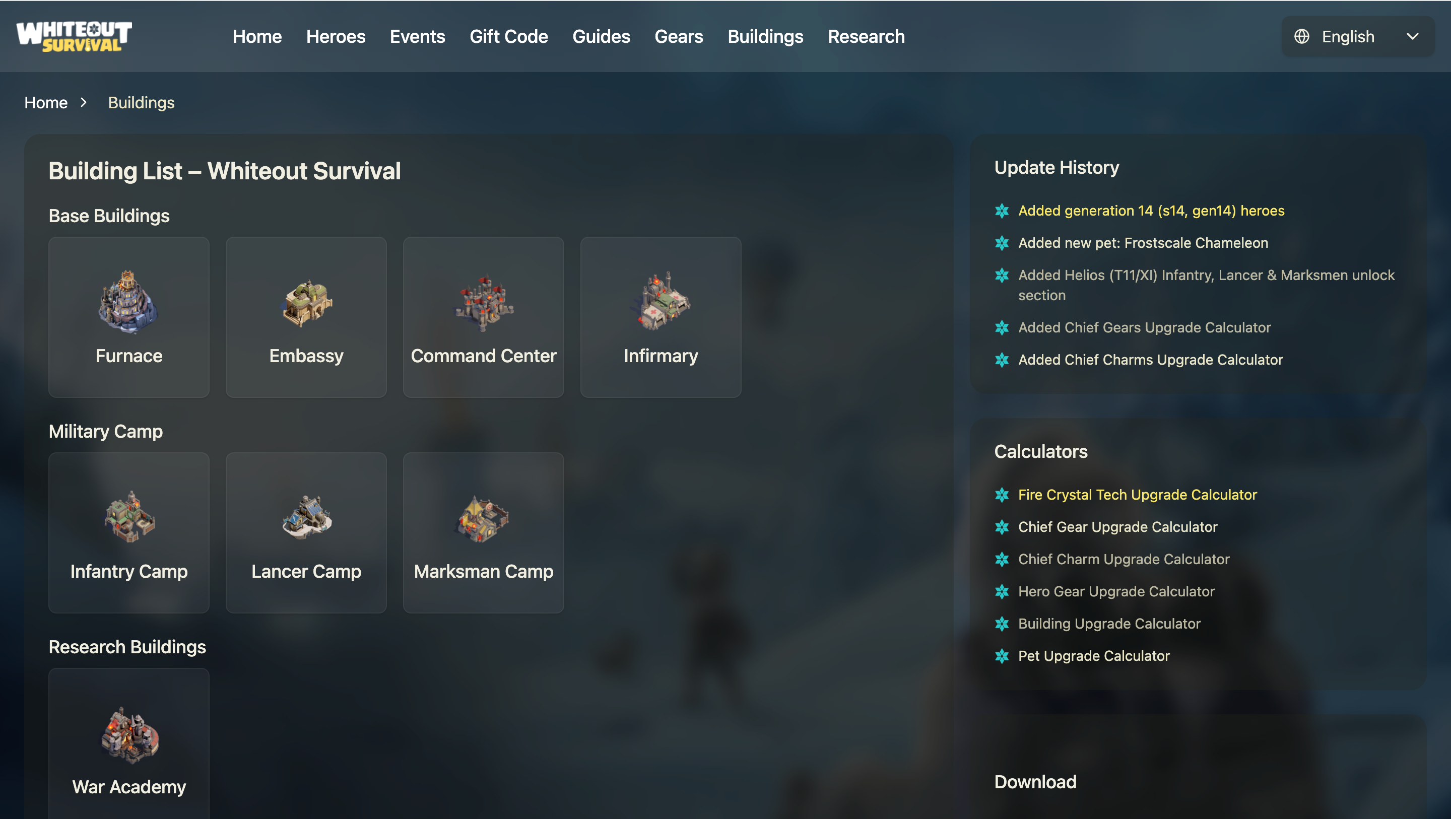 Whiteout Survival Hub: Guides,Data,Tools - Screenshot 5 showing product features and functionality