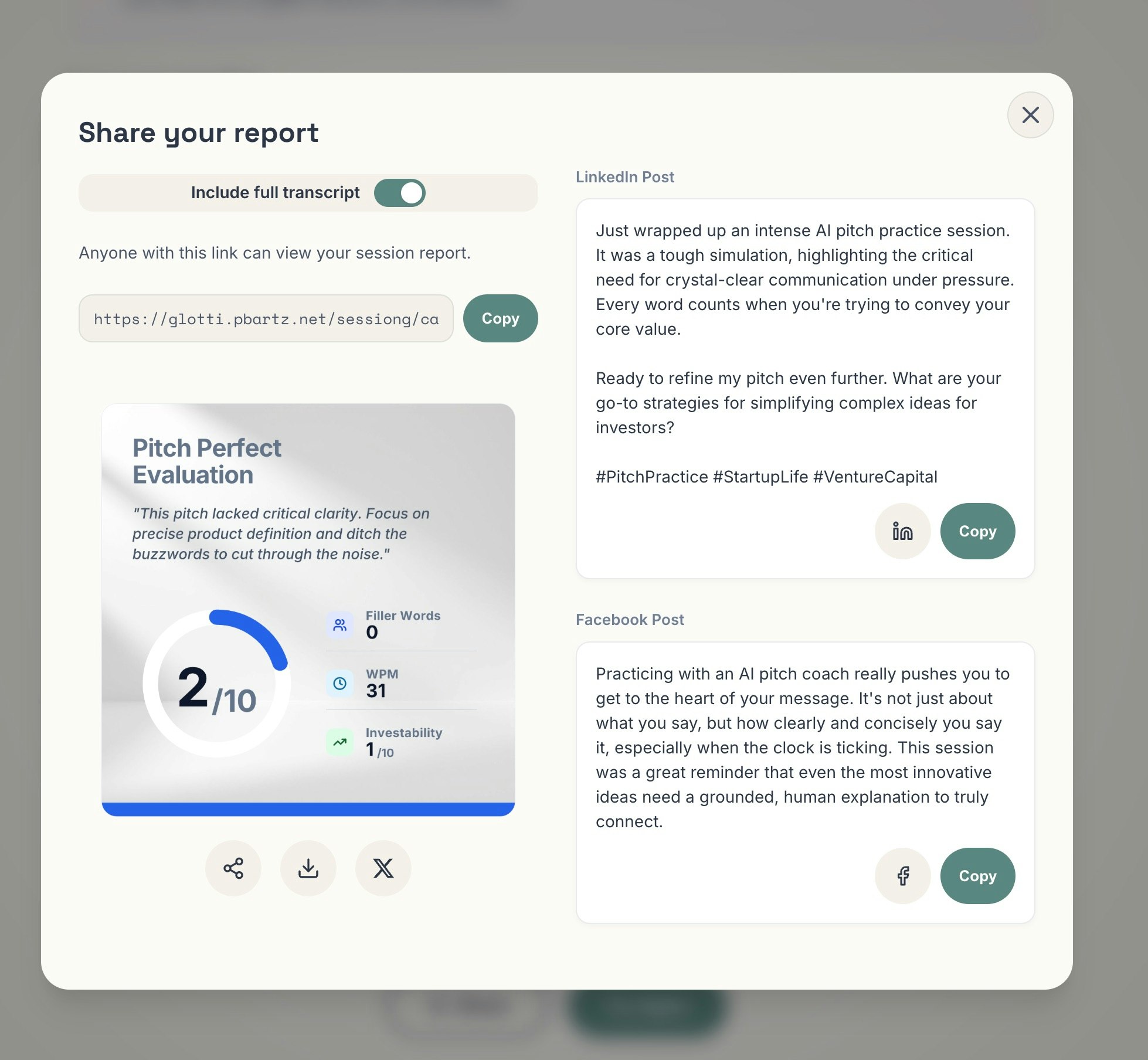 Glotti - Screenshot 5 showing product features and functionality