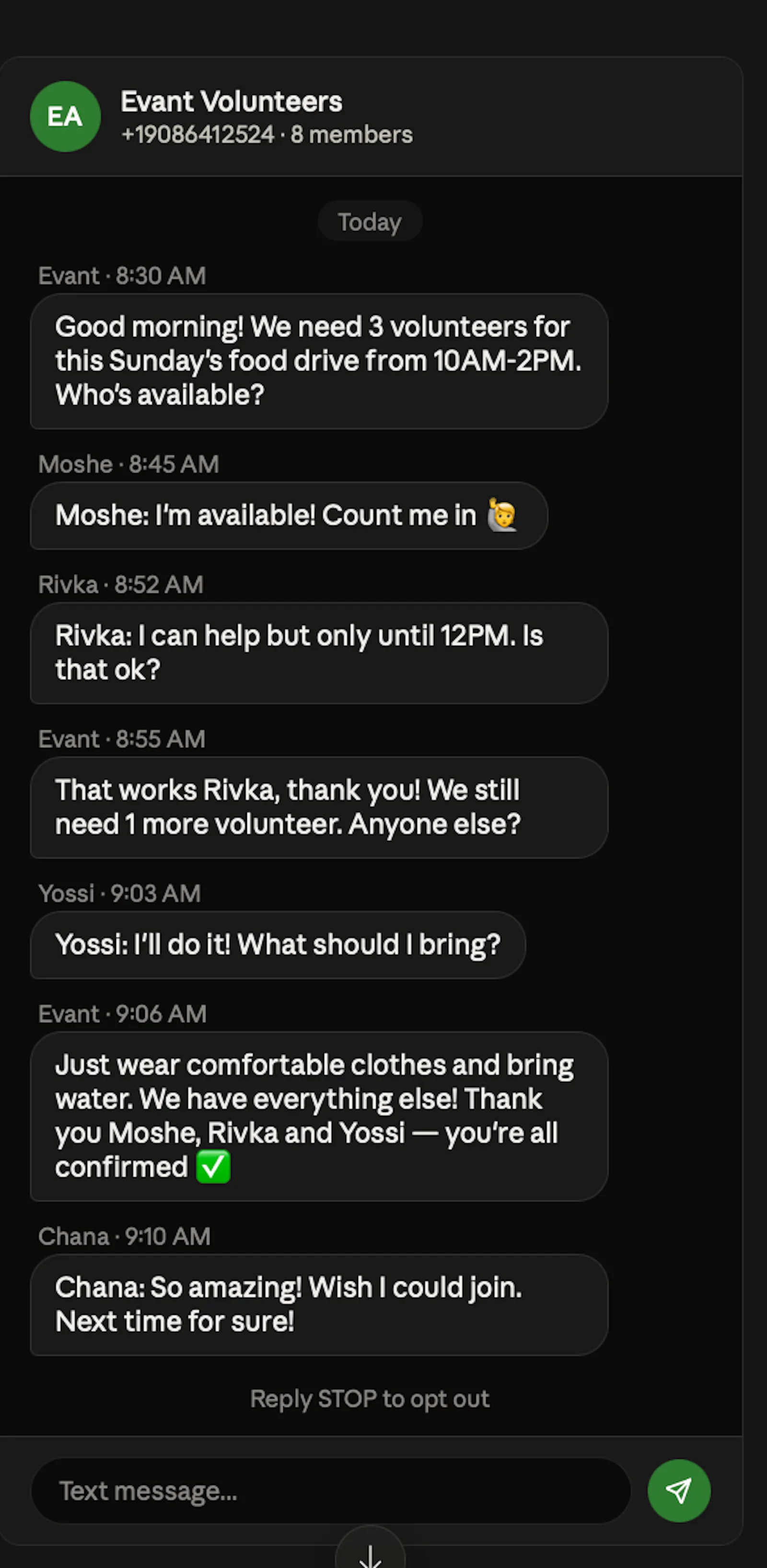 Evant screenshot 1