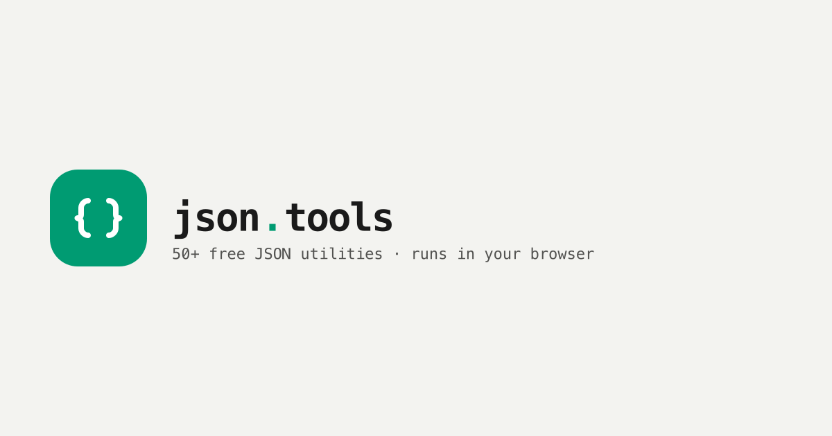 JSON Tools by Renderlog gallery image