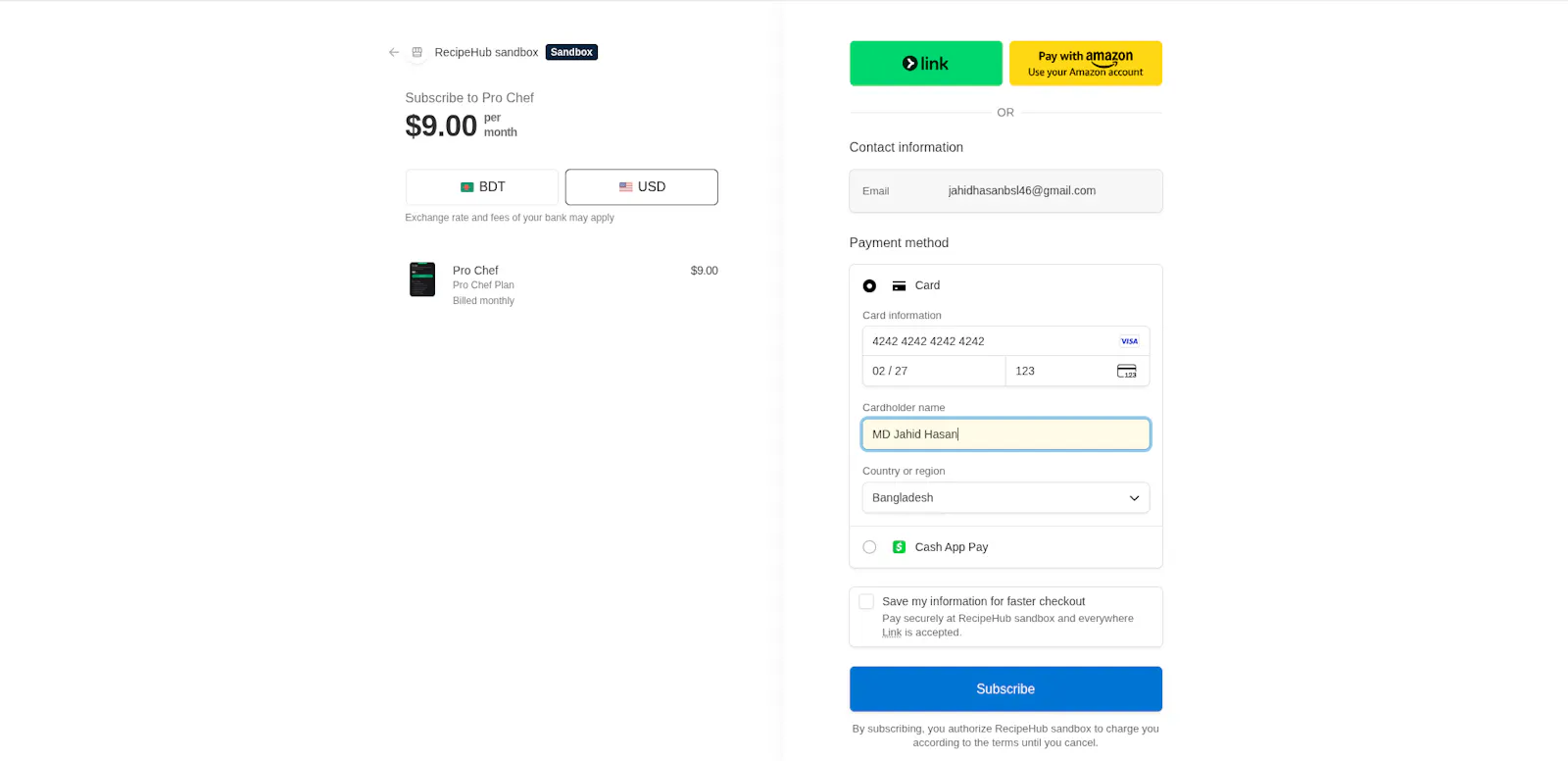 RecipeHub screenshot 4