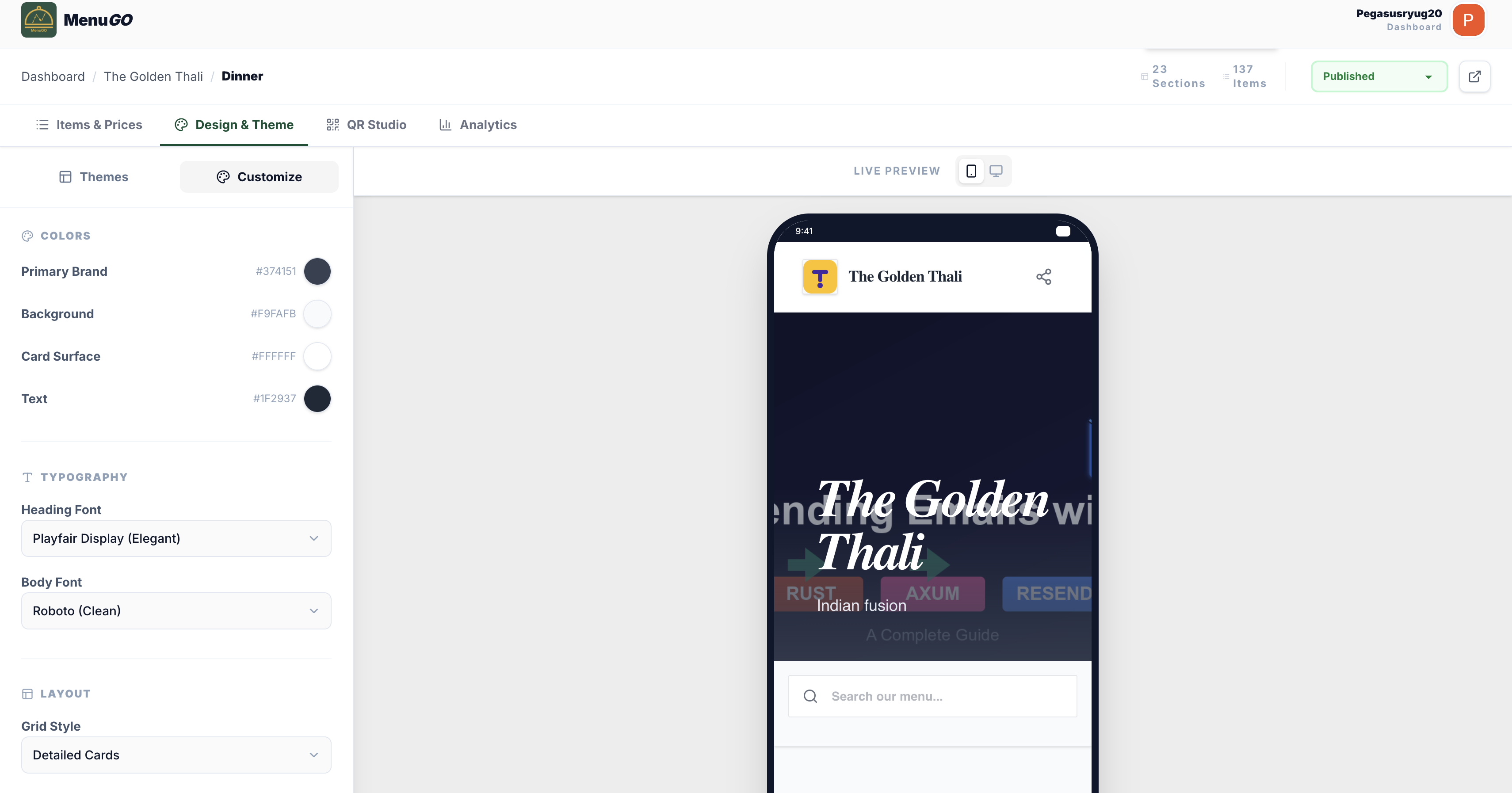 MenuGo gallery image