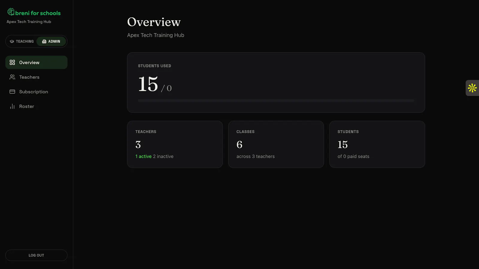Breni for Schools screenshot 2