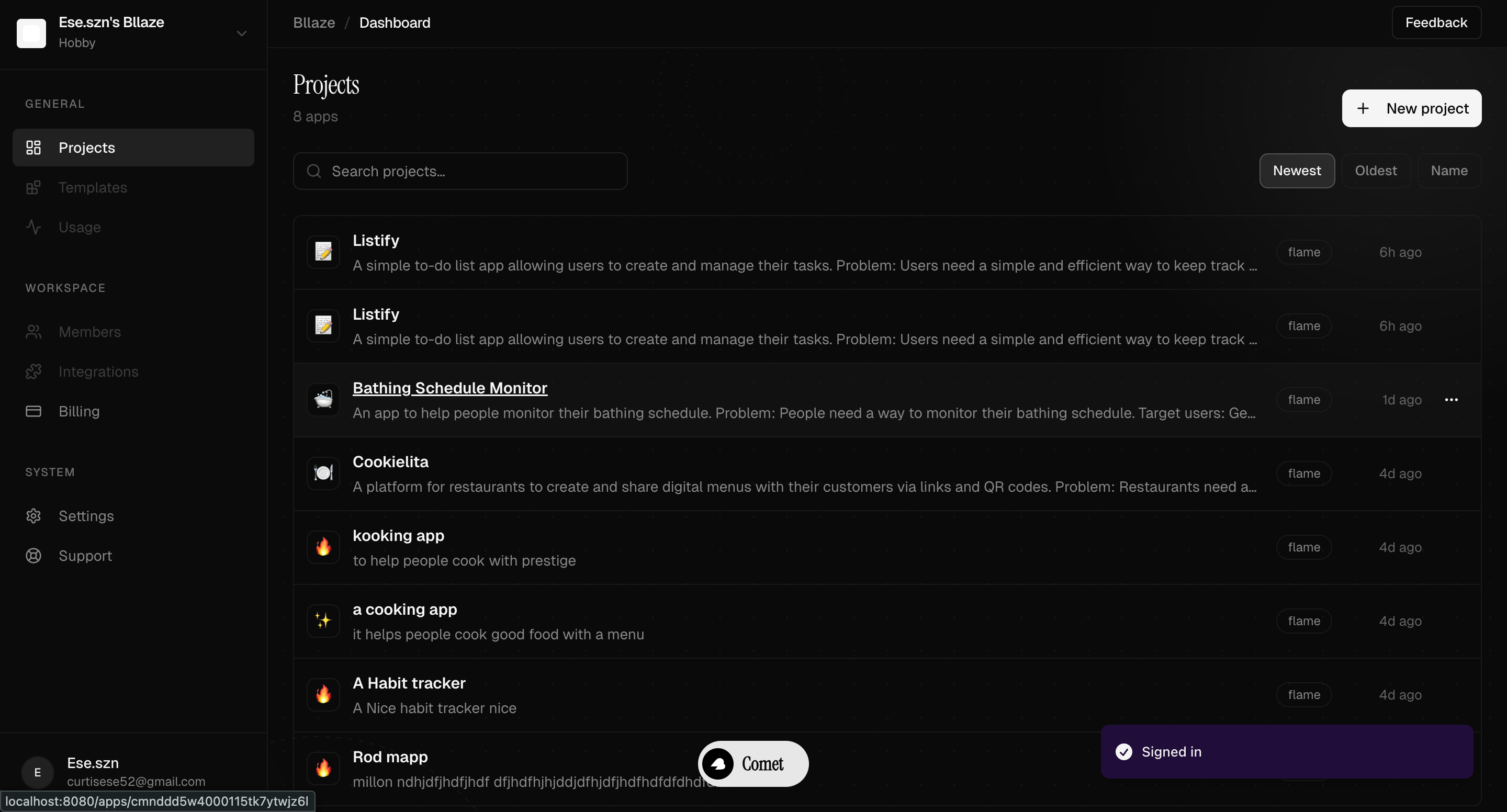 Bllaze gallery image