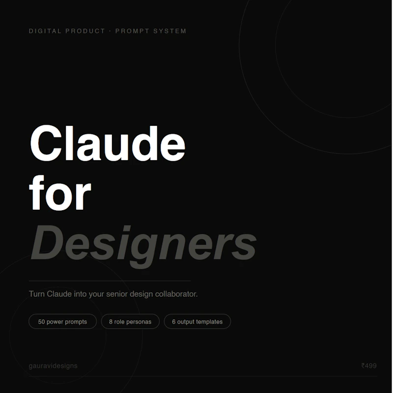 Claude for Designers Complete Ai toolkit screenshot 1