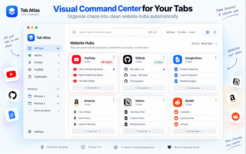 Tab Atlas screenshot 1