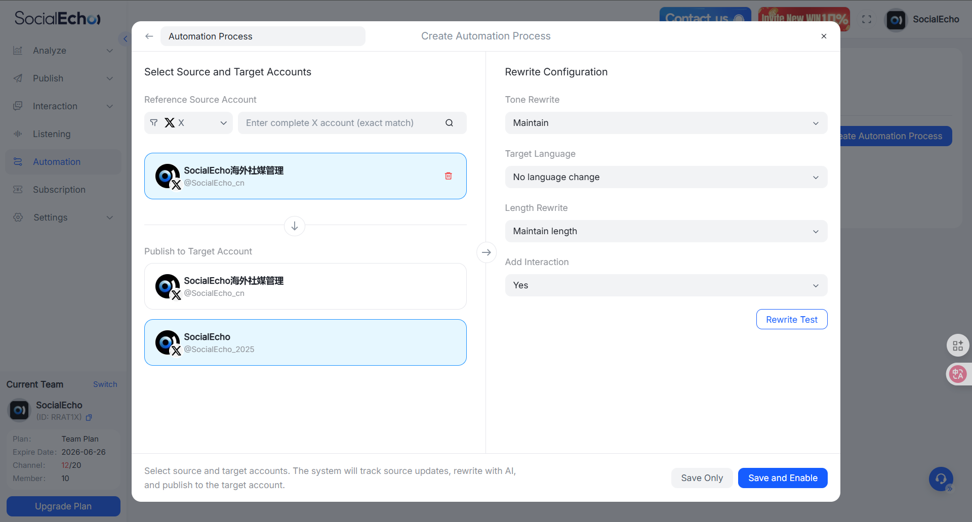 SocialEcho - Screenshot 3 preview