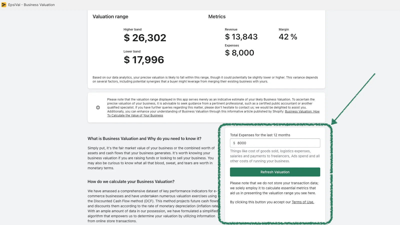 Epsival - Avaliação de negócios media 4