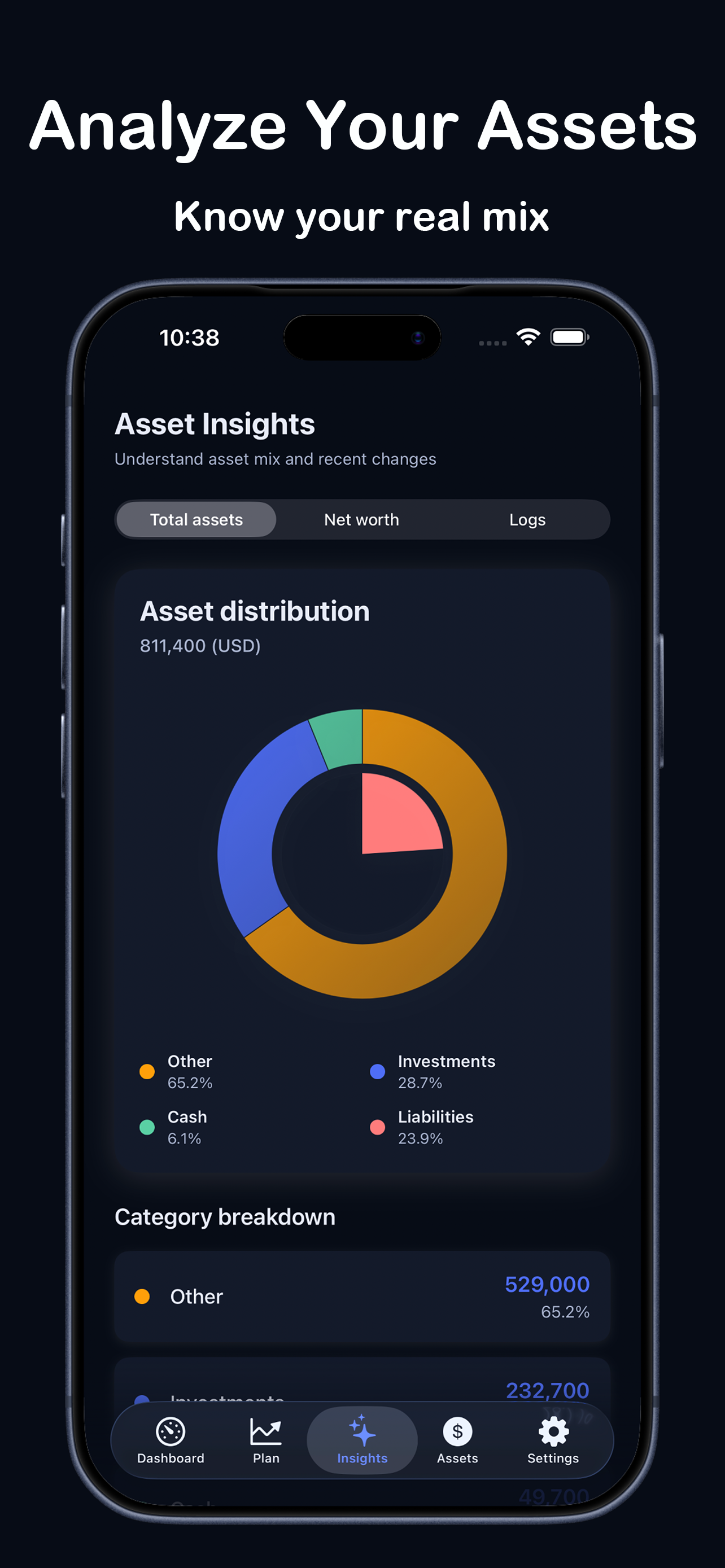 AssetPrism: Retirement Planner - Screenshot 4 showing product features and functionality